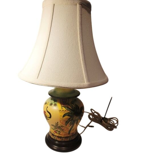 Safari Table Lamp & Shade Upscale Kid Room Elephant Jungle Theme Decor Small 18" - Picture 3 of 14